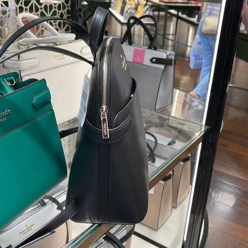 Kate Spade Staci Dome Backpack Black - Picture 3 of 16